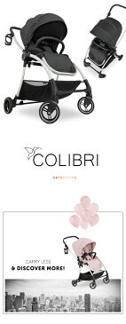 【即納】ドイツの名門ハウク・COLIBRI ベビーカー A型 両対面式 折りたたみ 折り畳み 軽量 コンパクトドリンク ホルダー カップホルダー サイベックス メリオ 日よけ 荷物 入れ 小物入れ 持ち運び 新生児 から 1歳 4歳 25kgまで 旅行 色ブラックグレー