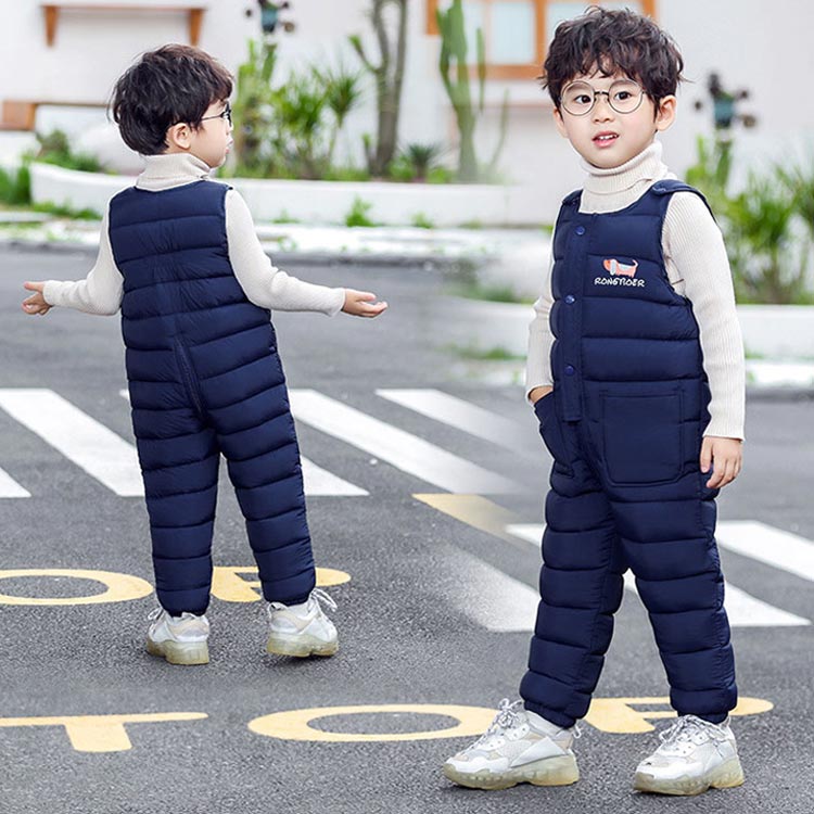 サロペット キッズ 中綿パンツ カバーオール 男の子 女の子 ベビー ジャンプスーツ...