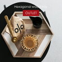 【 アウトレット品 】 訳あり! トレー お盆 おぼん おしゃれ 北欧 カフェ 木製 ウッドトレー トレイ かわいい 木 六角形 韓国 インテリア 小物置き 雑貨 プレゼント おすすめ インテリアトレー インスタ映え お祝い 結婚祝い 引っ越し祝い 「手になじむ天然木のぬくもり」