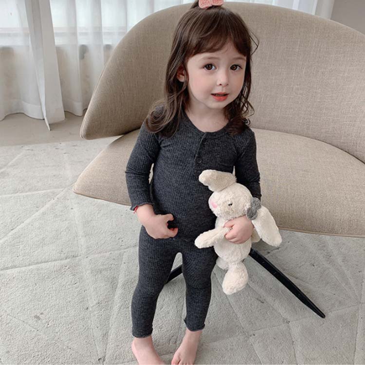 パジャマ 子供 キッズ ルームウェア セットアップ 女の子 送料無料 子供服 長袖 長ズボン 部屋着 リブ 子ども 90 100 110 120 130 140 寝間着