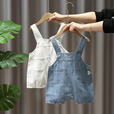 子供服 サロペットパンツ サスペンダーパンツ デニム 女の子 男の子 子供服 キッズ デニムパンツ ショートパンツ 夏 オーバーオール オールインワン アウトウエア 夏服 80 90 100 110 120 130