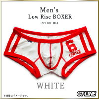 ローライズ スポーツ ボクサー メンズ ツートン カラー パンツ ライン Gストリング 男性用 もっこり 下着 ブリーフ ラグジュアリー プリケツ おしゃれ かっこいい GTLINE Favolic ファボリック