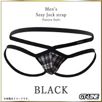 チェック柄セクシージョックストラップメンズビキニローライズ3Dケツワレ補正下着大人Oバック下着男性用もっこりプリケツGストリングスラグジュアリーおしゃれマッチョトレーニングGTLINEFavolicファボリック