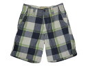 【中古】 HOLLISTER/ホリスター チェック柄 ショートパンツ ベージュ×緑×黄×紺 【W31】【ショーツ】【アメブラ】【アウトドアスタイル/OUTDOO...