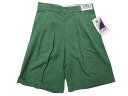 【新品】 DIVISION 10 レーヨン×ポリ スリータック ショートパンツ 緑 【W30】【ショーツ】【3タック】【アウトドアスタイル/OUTDOOR】【野...