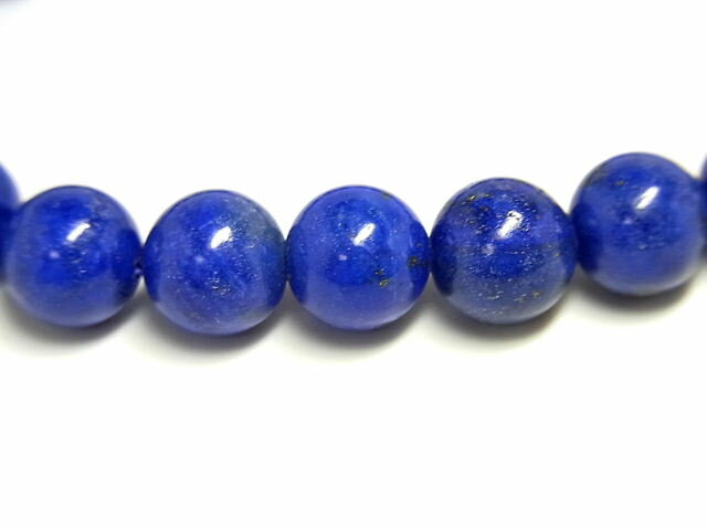 パワーストーン 天然石 ラピスラズリ 瑠璃石 青金石 ブレスレット 8mm 【Felistone】 LapisB40