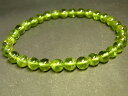 パワーストーン 天然石 ペリドット 橄欖石 かんらん石 ブレスレット 6mm 【Felistone】 PeridotB24