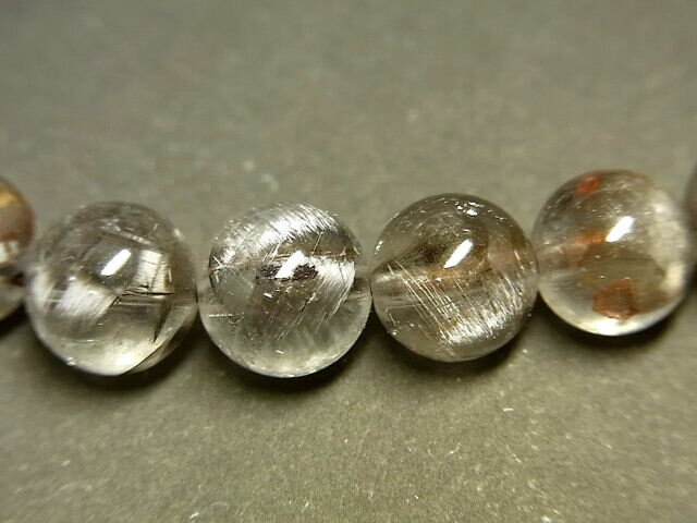 パワーストーン 天然石 最高級 プラチナルチル ルチルクォーツ 水晶 ブレスレット 8mm 【Felistone】 PTRB102