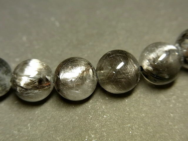 パワーストーン 天然石 極上 プラチナルチル ルチルクォーツ 水晶 ブレスレット 7.5〜8mm 【Felistone】 PTRB89