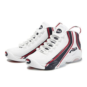 FILA フィラ スニーカー シューズ メンズ ユニセックス Fila Stack 2 スタック MSS23004125 WHITE/FILA RED/FILA NAVY ホワイト ネイビー レッド 通学 ハイカット おしゃれ 定番 カジュアル 送料無料 バスケット バッシュ