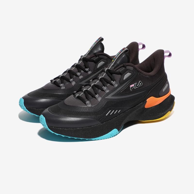 【BTS Dynamite ノベルティキャンペーン対象商品】 FILA x Dynamite NEURON 5 NUCLEUS ダイナマイト フィラ スニーカー シューズ BLACK ORANGE GREEN ブラック オレンジ グリーン レディース メンズ 1RM02050E034 コラボ《SALE アウトレット 交換不可・返品不可》