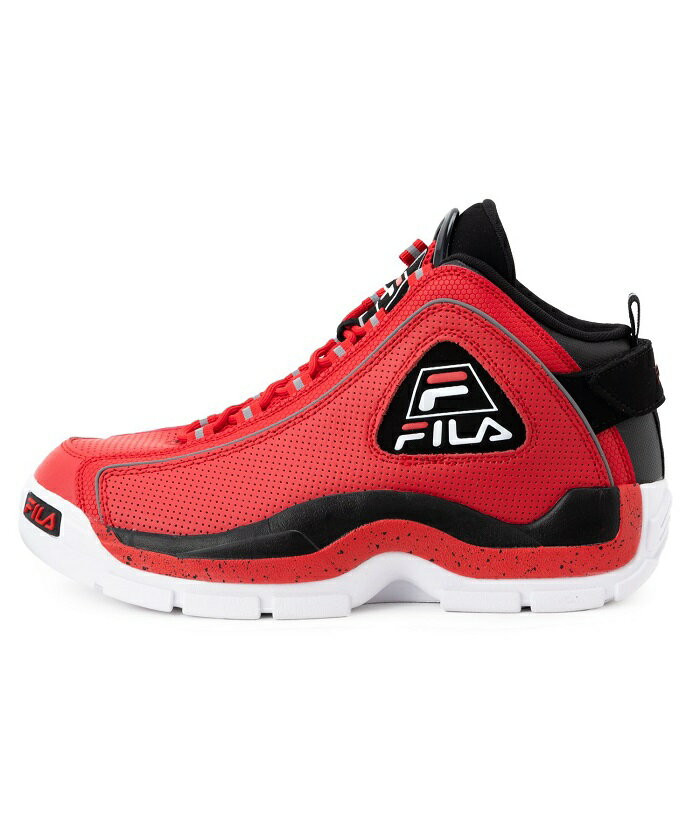 FILA フィラ スニーカー シューズ メンズ ユニセックス GRANT HILL 2 PDR グラントヒル II 1BM01853602 Fila Red / White / Black レッド ブラック ホワイト 通学 ハイカット 厚底 おしゃれ シンプル 定番 カジュアル 送料無料 バスケット バッシュ