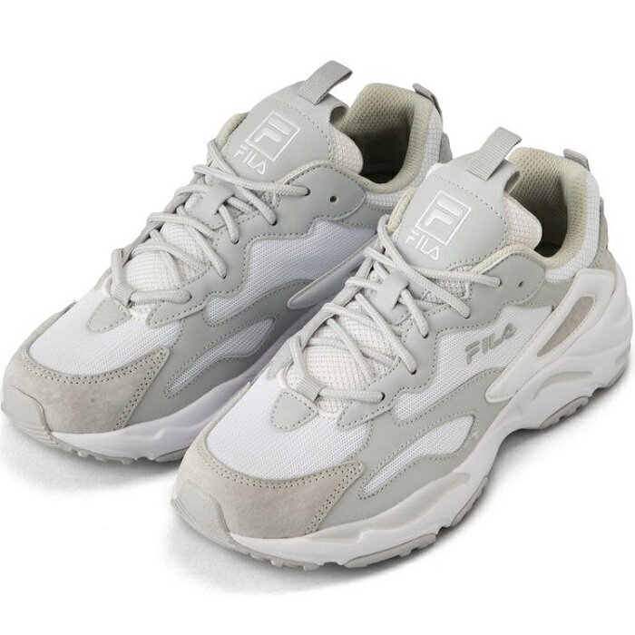 FILA フィラ スニーカー シューズ メンズ レディース ユニセックス RAY TRACER レイトレーサー 5RM01571103 WHITE GLACIERGRAY ホワイト グレー 通勤 通学 ローカット 厚底 おしゃれ シンプル 定番 カジュアル 送料無料 新作 SCHOOL