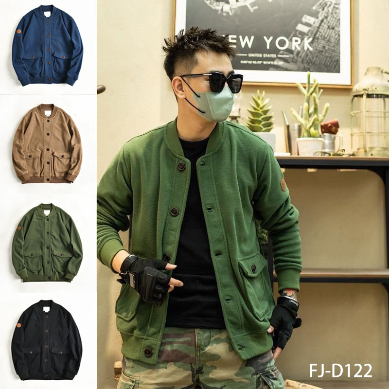 【YUKI】メンズブルゾン（カーキ・ネイビー） 楽天市場】ネイビー（カラーカーキグリーン・種類（コート