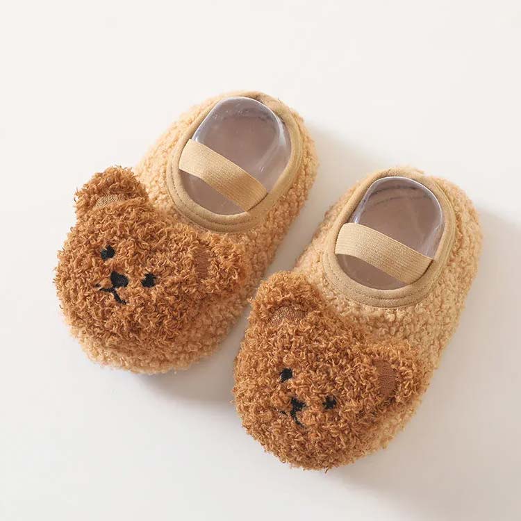 靴 可愛い キッズ 女の子 ファーストシューズ 男の子 子供 あったか あったか 冷え対策 寒さ防止 秋冬 室内履き 滑り止め クマ 子供スリッパ 靴 室内スリッパ 暖かい 防寒対策 女児 男児 出産祝い 出産準備 ベビー 3
