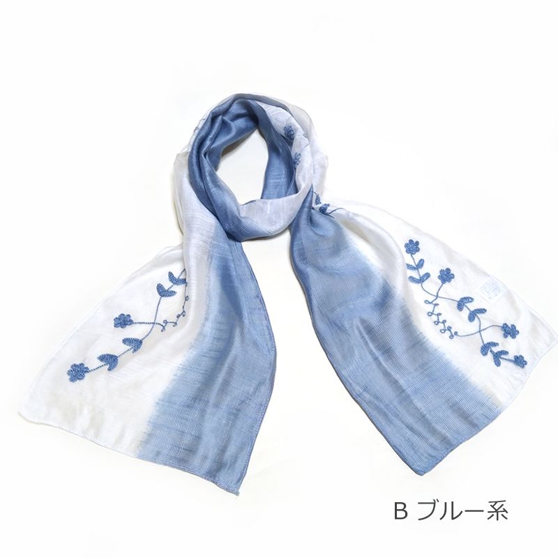 楽天市場】シルク ストール（柄刺繍）の通販