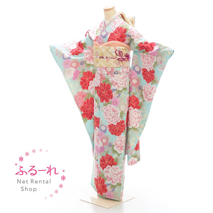 振袖　レンタル／振袖レンタル／振袖レンタル　結婚式／振袖　レンタル　結婚式／結婚式　振袖／振袖　セット／振袖　フルセット／振袖　草履　バッグ／着物　振袖／着物　振袖　レンタル　NRF0034【150cm~165cm】fy16REN07