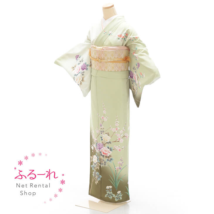 訪問着　レンタル／訪問着レンタル／訪問着　レンタル　セット／訪問着　フルセット／訪問着　入学式／訪問着　お宮参り／訪問着　七五三　RH0035【154cm~168cm】fy16REN07