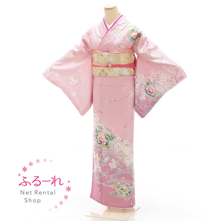 訪問着　レンタル／訪問着レンタル／訪問着　レンタル　セット／訪問着　フルセット／訪問着　入学式／訪問着　お宮参り／訪問着　七五三　RH0052【154cm~168cm】fy16REN07