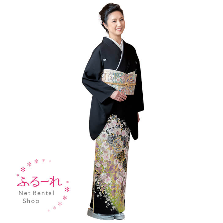 留袖レンタル／留袖　レンタル／留袖フルセット　レンタル／留袖セット／留袖レンタル　結婚式／女性和..