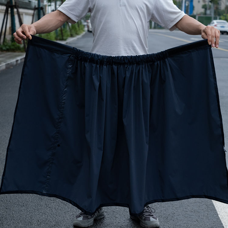 レインウェア メンズ レインスカート 夏用 男女兼用 合羽 ラップスカート 着脱簡単 軽量 レインスカート カッパ 防水 自転車 ロングスカート 無地 レディース 通勤 通学 雨の日 原付バイク ロンジースカート おしゃれ ブラック