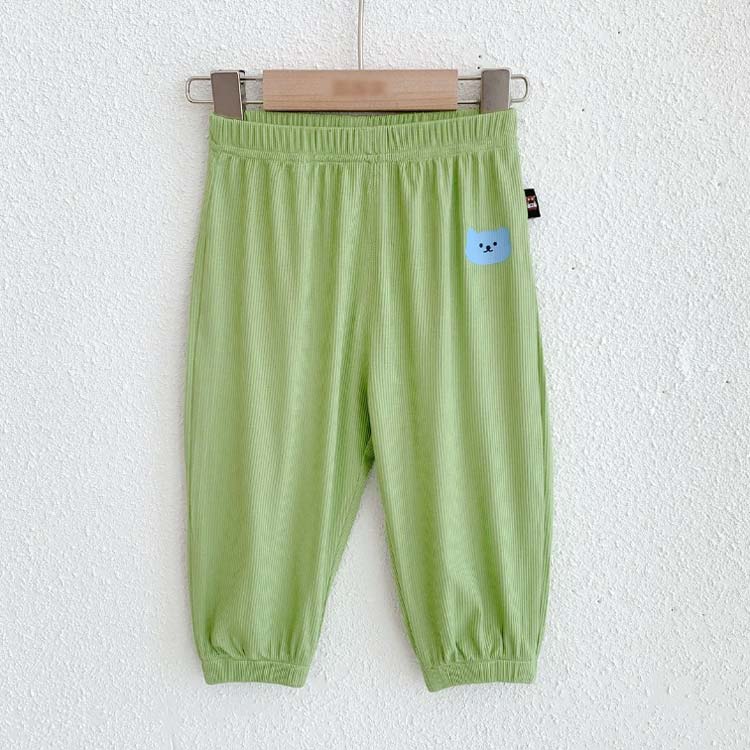 アイスシルクパンツ 春夏 薄手 接触冷感 子供服 女の子 男の子 長ズボン 通学 無地 ロングパンツ キッズ 蚊よけパンツ 虫よけパンツ 涼しい ひんやり ジュニア こども ボトムス 通園 シンプル 3