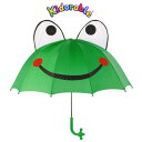 Kidorable(キドラブル) かえる カエル 子供傘 カエルアンブレラ 蛙　立体傘　キャラクター傘　キッズ　子供　傘　かさ　激カワイイ　正規品　プレゼント　ギフトサービス　キッドラブル　誕生日祝