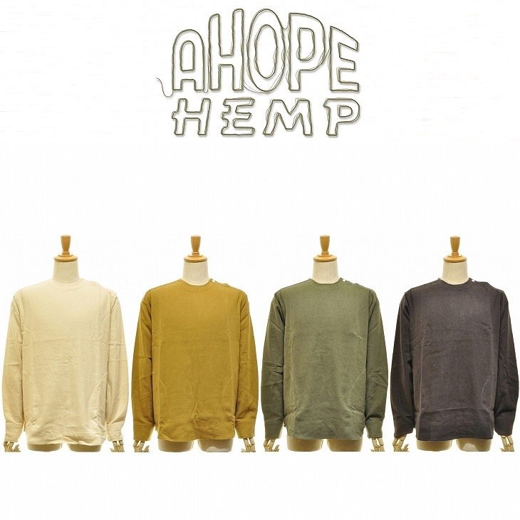 楽天ヘンプウェア　FOOL THE HERMIT【送料無料】【MEN'S】A HOPE HEMP アホープヘンプ HEMP FLANNEL SLEEPING SHIRT ヘンプフランネルスリーピングシャツ ヘンプオーガニックコットンの布に起毛を掛けた暖かいネル生地 室内で野外でもアホープヘンプ定評の気持ち良い生地 2021 FALL & WINTER 新商品