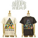 【送料無料】【MEN 039 S】A HOPE HEMP アホープヘンプ EYES OF THE WORLD REGULAR S/S TEE ”アイオブザワールド”レギュラーショートスリーブTシャツ 大定番レギュラー半袖TシャツにステンシルしたスペシャルTEE 2022 SPRING SUMMER COLLECTION