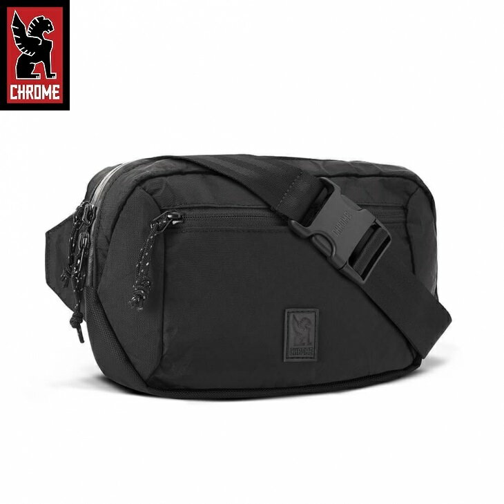 CHROME クローム BLCKCHRM ZIPTOP WAISTPACK（ブラックローム ジップトップ ウェストパック）は、新素材ブラックローム 防水防水仕様のウレタンコーティング止水ジッパー、長距離移動のために生まれたウェストパック。