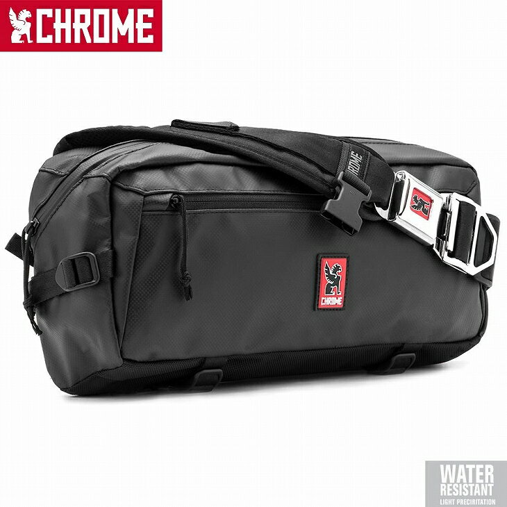 CHROME クローム KADET SLING BAG （カデット スリング バッグ）は、ミニマルな荷物の持ち運びに最適な、最新の全天候型アーバンベルトパック。耐久性はそのままに軽量化されたアルミニュウムバックル仕様背面にパッド入りのU字ロックホルスターを搭載バッグ