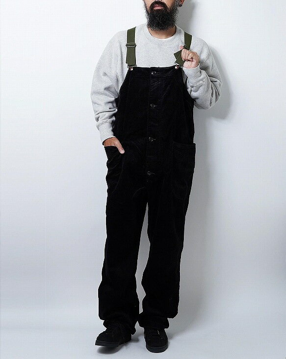 【送料無料】【MEN'S】GOHEMP （ゴーヘンプ）TUBE VENDOR ALL PANTS チューブベンダーオールパンツ（HEMP/COTTON CORDUROY）40年代のUSN N-1 デッキパンツをデザインベースにベンダーポケットを施したオーバーオールパンツ 現代的なシルエット2021 FALL & WINTER COLLECTION