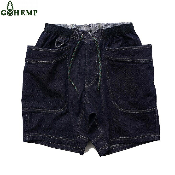 GOHEMPゴーヘンプ VENDOR CHILL SHORTS ベンダーチルショーツ 年間を通して着用しやすい程よい厚みの12ozのGOHEMPオリジナルヘンプコットンデニムを使用したショーツ 2022 SPRING & SUMMER 2ND COLLECTION 短パン