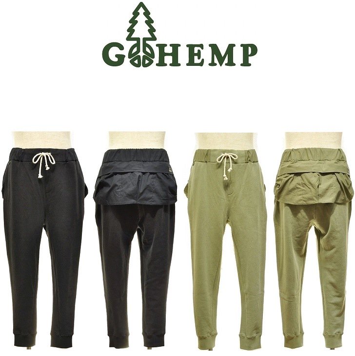 【送料無料】【MEN'S】GOHEMP（ゴーヘンプ）WITH PK PANTS ウィズポケットパンツ スマホ等の収納に便利な両サイドポケットに加え、GOHEMPの象徴であるベンダーポケットをアレンジしたバックポケットがアクセント