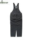 【送料無料】【WOMEN 039 S】GOHEMP（ゴーヘンプ）BLACK DENIM MIGHTY ALL PANTS with MULTI APRON (USED WASH) マイティーオールパンツ程よい肉厚の12ozの定番デニム生地HEMP COTTON DENIMを使用オーバーオール 付属のエプロンキャンプやワークシーンに適応したワイドストレート