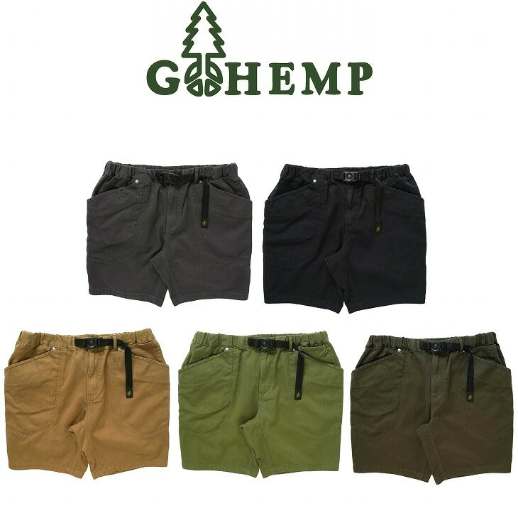 【送料無料】【MEN'S】GOHEMPゴーヘンプ TRAVELER EASY SHORTS トラベラーショーツ ヘンプと廃棄ペットボトルの再利用繊維を混紡したGOHEMPオリジナル生地 硫化染めによる表情豊か風合いをプラスした人気のトラベラーショーツ 2021 NEW DESIGN!!! 短パン