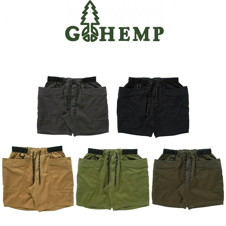 【送料無料】【MEN'S】GOHEMPゴーヘンプ VENDOR CHILL SHORTS ベンダーチルショーツ ヘンプと廃棄ペットボトルの再利用繊維を混紡したGOHEMPオリジナル生地 硫化染めによる表情豊か風合いをプラスしたベンダーチルショーツ 2021 NEW DESIGN!!! 短パン