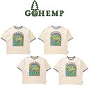 【送料無料】【MEN 039 S】GOHEMP FANTASIC FES WIDE RINGER TEE E ゴーヘンプ架空の祭典 GOHEMP FESTIVAL がテーマ オリジナルデザイントレンドでもあるリンガーTシャツルーズな着用感が特徴のワイドシルエット夏場でも紫外線が気になる時など様々なシーンで重宝するアイテム