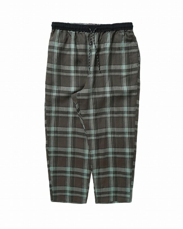 【送料無料】【MEN'S&WOMEN'S】GOHEMP ゴーヘンプ NEW DAY PANTS ニューデイパンツ 清涼感のあるリネン100％のマドラスチェック生地とヘンプ55％リネン45％生地のコンビシリーズ コーディネート次第で綺麗めでもカジュアルでも合わせられるルーズシルエットのイージーパンツ