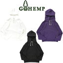 【送料無料】【WOMEN'S】GOHEMPゴーヘンプ HEMP SET IN HOODY ヘンプセットインフーディ 定番のHEMP55%,ORGANIC COT...