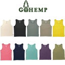 【WOMEN'S】GOHEMP FINEDAY TANK TOP ゴーヘンプの定番ファインデイタンクトップ やや抑えめにしたネック周りと腕周りの開きで一枚で着てもかっこいいシルエットどなたでも着やすいベーシックなタンクトップ NEW COLORS！ 2023 SPRING & SUMMER 夏のランニングシャツ