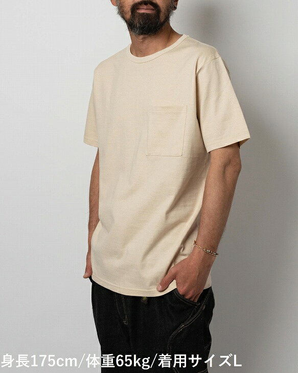 【送料無料】【MEN'S】GOHEMP BASIC FITS PK TEE ゴーヘンプ ベーシックフィットポケットT ヘンプ30％オーガニックコットン70%という混率のヘザー(杢)シリーズ オーガニックコットンの割合が多い分ややハリ感がありヘンプ生地に馴染みがない方にもオススメ 2023 NEW ARRIVALS foolthehermit-10002760 ヘンプウェア FOOL THE HERMIT サンプル画像2