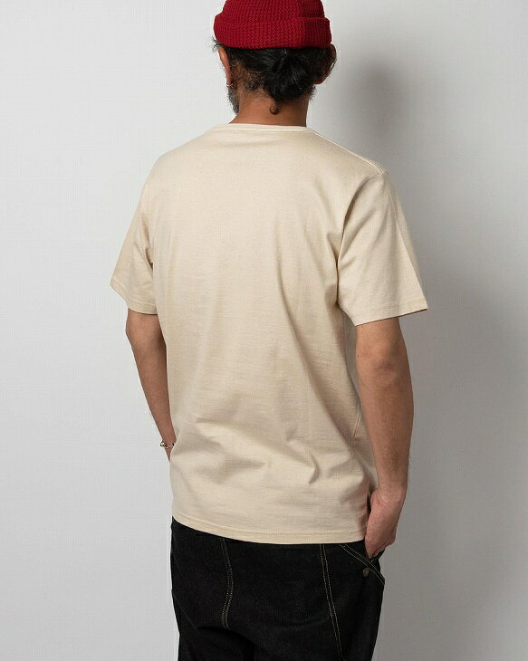 【送料無料】【MEN'S】GOHEMP BASIC FITS PK TEE ゴーヘンプ ベーシックフィットポケットT ヘンプ30％オーガニックコットン70%という混率のヘザー(杢)シリーズ オーガニックコットンの割合が多い分ややハリ感がありヘンプ生地に馴染みがない方にもオススメ 2023 NEW ARRIVALS foolthehermit-10002760 ヘンプウェア FOOL THE HERMIT サンプル画像3