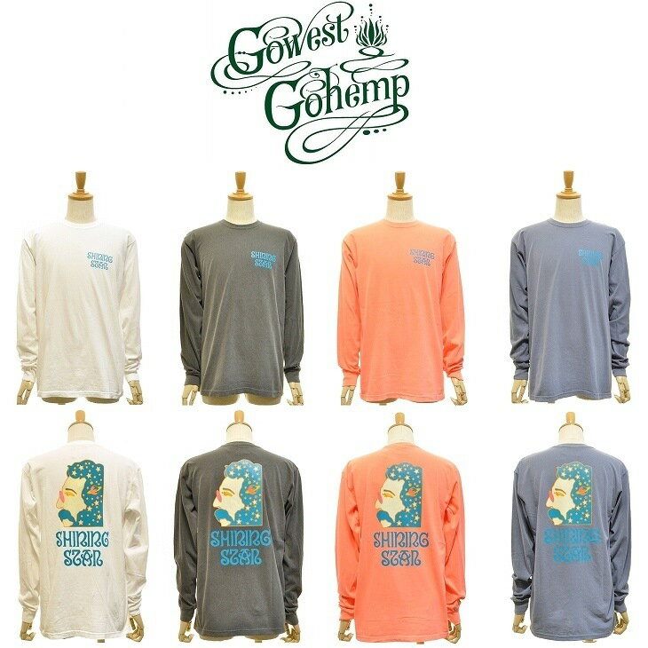 【送料無料】【MEN'S】GOWEST LONG SLEEVE T-SHIRT(SHINING) ゴーウェスト グレイトフルデイ ロングスリーブTシャツ シャイニング 長袖 ロンT