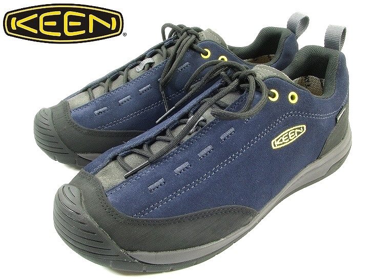 KEEN キーン JASPER 2 WP (ジャスパーツー) BLACK IRIS/MAGNET ソールの構造、防水機能の追加、脱ぎ履きの容易さ、すべてが新しくなったJASPER2 WP防水 透湿性の柔らかい素材KEEN.DRY 雨や足元のぬかるみも快適に過ごせるという待望のモデルスニーカー