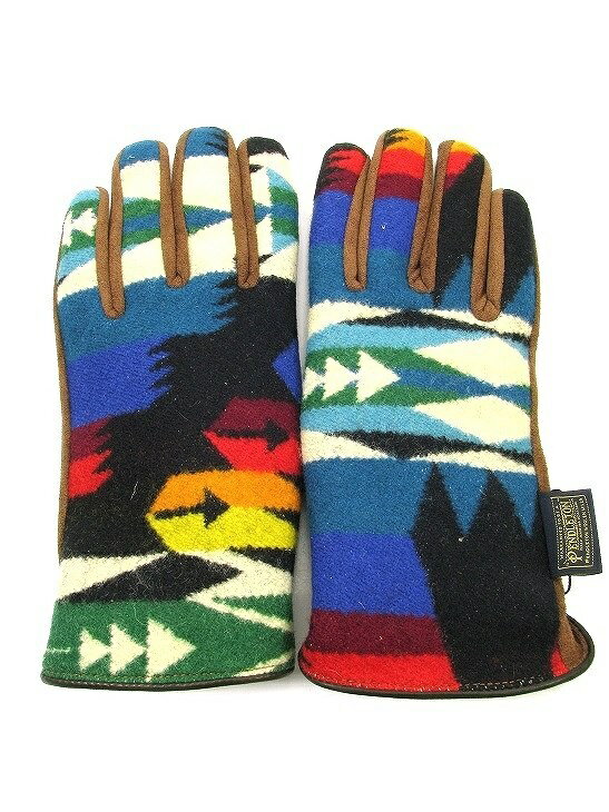 【送料無料】【WOMEN'S】PDW MENS GLOVE ペンドルトンからウール地ファブリックの手袋 TUCSON柄とSCOUT STRIPE柄のUSA本国生地使用のウールの手袋 2022 FALL & WINTER COLLECTION ウール 暖かい 防寒 手袋