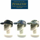 【送料無料】PENDLETON CHECK FABRIC JET CAP ペンドルトンから70年代にネルシャツで使用されていたチェック柄を復刻した生地を使用したJET CAP ジェットキャップ