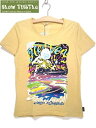 SLOW Turtle スロータートル　13' HEAVEN NOW YOU ARE WOMEN LOOSE S/SL-T ヘブンナウ ルーズショートスリーブT オーガニックコットン×ヘンプ WOMENS TEE