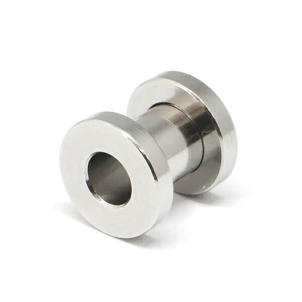 【メール便対応】ボディピアス 2G (6mm) フレッシュトンネル アイレット サージカルステンレス316L 【ボディーピアス ロブ ホールトゥピアスに最適 サーキュラーバーベル キャプティブ ビーズリング イヤーロブ トラガス へリックス ダイス】2ゲージ (6ミリ) ┃