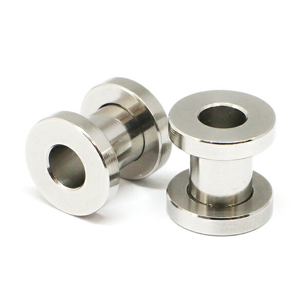 【メール便対応】ボディピアス 2G (6mm) フレッシュトンネル アイレット サージカルステンレス316L 【ボディーピアス ロブ ホールトゥピアスに最適 サーキュラーバーベル キャプティブ ビーズリング イヤーロブ トラガス へリックス ダイス】2ゲージ (6ミリ) ┃